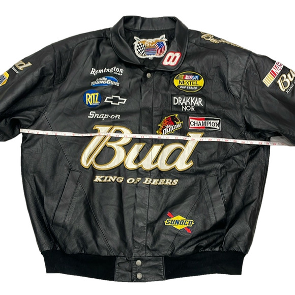 Vintage Jeff Hamilton Racing Dale Earnhardt Jr. Bud King of Beers Leathe… - Picture 13 of 16